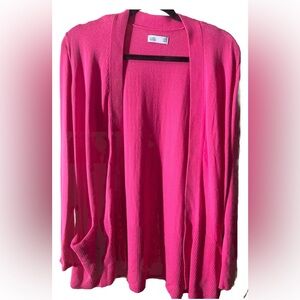 Croft And Barrow Petite Pink Sweater Size PXL